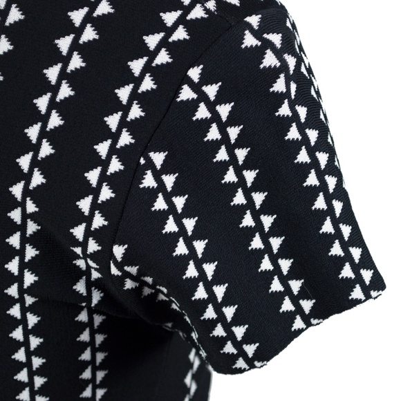 Brixon Ivy Black/White Pattern Sweater Dress Small - Picture 5 of 9